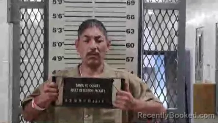Mugshot of GUILLERMO RUDOLPH ROMERO booked in Santa Fe County, New Mexico on June 13, 2026