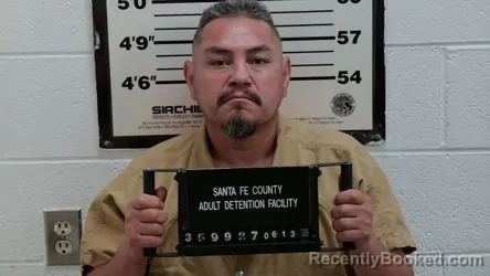 Mugshot of MARCOS PADILLA booked in Santa Fe County, New Mexico on June 13, 2026