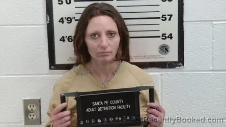 Mugshot of BRIANA SUSAN AMBROSE booked in Santa Fe County, New Mexico on June 30, 2026