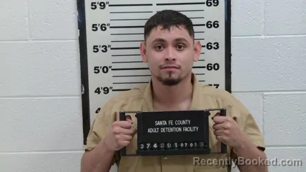Mugshot of JOSE MANUEL PINEDA booked in Santa Fe County, New Mexico on July 1, 2026