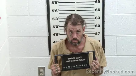Mugshot of JASON GERARD LAWRENCE JAEGER booked in Santa Fe County, New Mexico on July 2, 2026