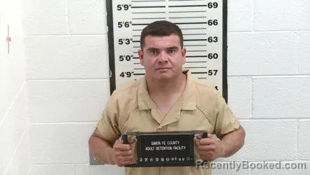 Mugshot of JOSE LUIS LOPEZ ARREOLA booked in Santa Fe County, New Mexico on July 2, 2026