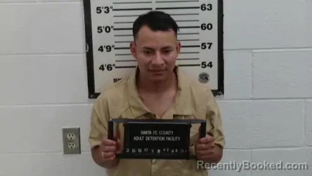 Mugshot of OSCAR LEONEL LOPEZ HERNANDEZ booked in Santa Fe County, New Mexico on July 3, 2026