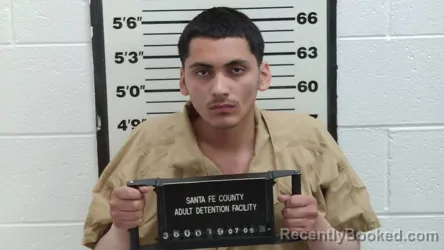 Mugshot of EDWIN MUNOZ booked in Santa Fe County, New Mexico on July 5, 2026