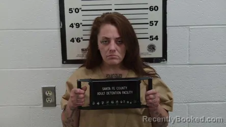 Mugshot of VANESSA GARCIA booked in Santa Fe County, New Mexico on July 5, 2026