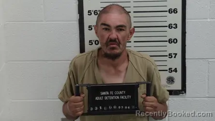 Mugshot of GILBERT LEE GONZALES booked in Santa Fe County, New Mexico on July 6, 2026