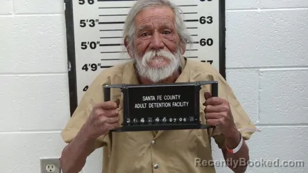 Mugshot of ENRIQUE BUENO booked in Santa Fe County, New Mexico on July 6, 2026