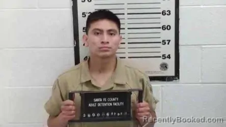 Mugshot of EDGAR ORLANDO LOPEZ HERNANDEZ booked in Santa Fe County, New Mexico on July 7, 2026