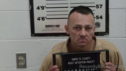 Mugshot of BOBBY MICHAEL SALAZAR booked in Santa Fe County, New Mexico on July 9, 2026