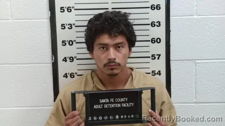 Mugshot of LAJON DILAN NASTACIO booked in Santa Fe County, New Mexico on July 10, 2026