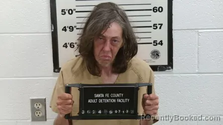Mugshot of MELISSA MARY BARNARD booked in Santa Fe County, New Mexico on July 13, 2026