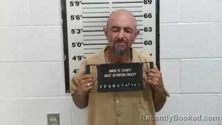 Mugshot of FABIAN JEROME MADRIL booked in Santa Fe County, New Mexico on July 13, 2026