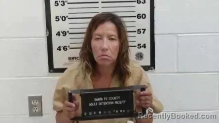 Mugshot of CRYSTAL JOSEPHINE HOLGUIN booked in Santa Fe County, New Mexico on August 3, 2026