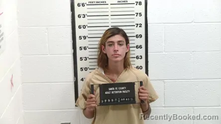 Mugshot of Angel Monique Abeyta booked in Santa Fe County, New Mexico on August 7, 2026