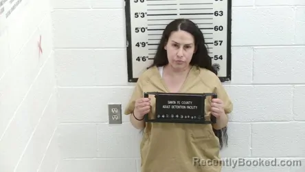 Mugshot of Caprice Candace Howland booked in Santa Fe County, New Mexico on August 7, 2026