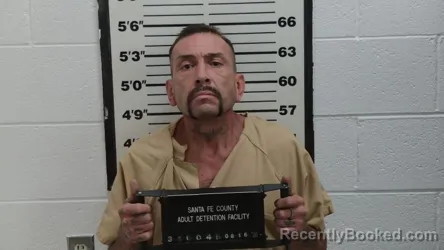 Mugshot of Richard P Cordova booked in Santa Fe County, New Mexico on August 16, 2026