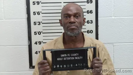 Mugshot of Sanford Fahie booked in Santa Fe County, New Mexico on August 17, 2026