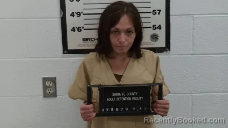 Mugshot of Mariah Esperanza Ramos booked in Santa Fe County, New Mexico on August 18, 2026