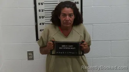 Mugshot of Nicole Mascarenas booked in Santa Fe County, New Mexico on August 20, 2026