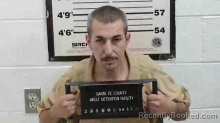 Mugshot of Robert Jacob Romero booked in Santa Fe County, New Mexico on August 25, 2026