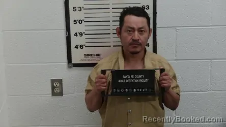Mugshot of Daniel Castro Mejia booked in Santa Fe County, New Mexico on August 29, 2026