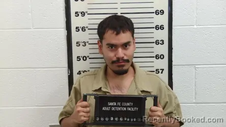 Mugshot of Ibrahim Lopez booked in Santa Fe County, New Mexico on August 30, 2026