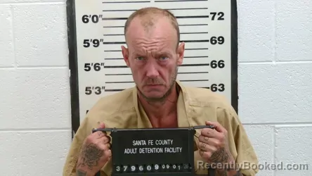 Mugshot of Matthew Thomas Desjardins booked in Santa Fe County, New Mexico on September 1, 2026