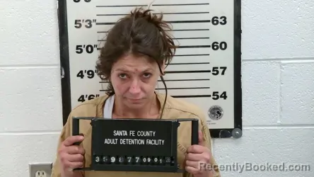 Mugshot of Cassandra Victoria Maria Valencia booked in Santa Fe County, New Mexico on September 1, 2026