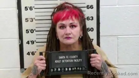 Mugshot of Melissa Roxanne Dominguez booked in Santa Fe County, New Mexico on September 2, 2026