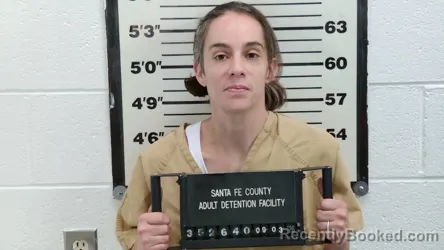 Mugshot of Miranda Renee Vigil booked in Santa Fe County, New Mexico on September 3, 2026