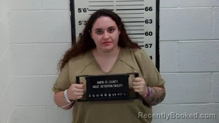 Mugshot of Catheryn Elsie Trujillo booked in Santa Fe County, New Mexico on September 5, 2026