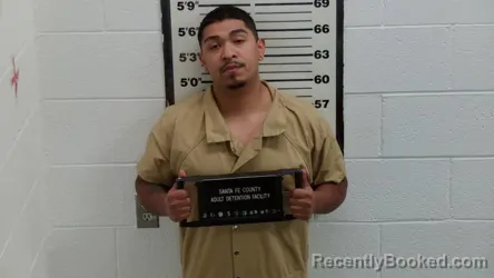 Mugshot of Isaiah Daniel Trujillo booked in Santa Fe County, New Mexico on September 5, 2026