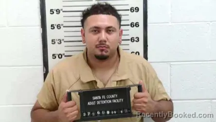 Mugshot of Favian Terrazas-Gonzales booked in Santa Fe County, New Mexico on September 6, 2026