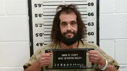 Mugshot of Jeremy Morrison Atwood booked in Santa Fe County, New Mexico on September 7, 2026