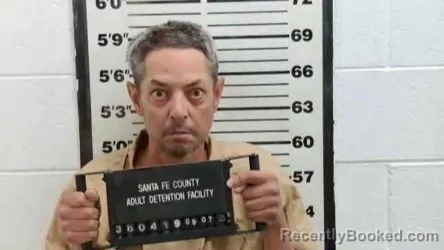 Mugshot of Kenneth Bransford booked in Santa Fe County, New Mexico on September 7, 2026