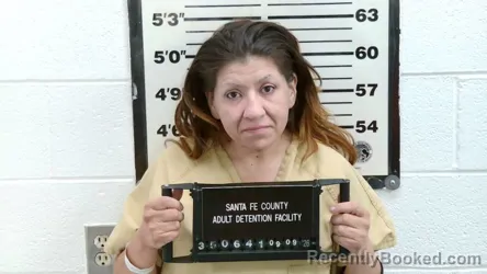 Mugshot of Dawn Romero booked in Santa Fe County, New Mexico on September 9, 2026