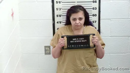 Mugshot of Clairissa Monique Tapia booked in Santa Fe County, New Mexico on September 11, 2026