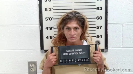 Mugshot of Susie A Larranaga booked in Santa Fe County, New Mexico on September 11, 2026