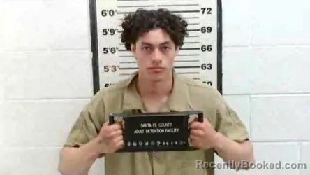 Mugshot of Javier Eduardo Santiesteban booked in Santa Fe County, New Mexico on September 13, 2026