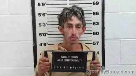 Mugshot of Michael Anthony Garcia booked in Santa Fe County, New Mexico on September 16, 2026