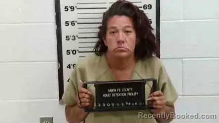 Mugshot of Nicole Salazar-Mascarenas booked in Santa Fe County, New Mexico on September 16, 2026