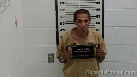 Mugshot of Jesus Diaz Sanchez booked in Santa Fe County, New Mexico on October 22, 2026