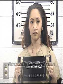 Booking photo from Santa Fe County, New Mexico
