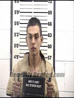 Booking photo from Santa Fe County, New Mexico