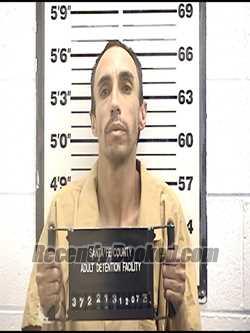 Booking photo from Santa Fe County, New Mexico