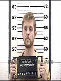 Booking photo from Santa Fe County, New Mexico