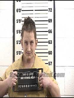 Booking photo from Santa Fe County, New Mexico