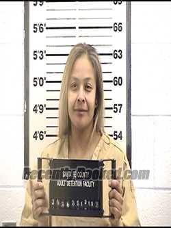 Booking photo from Santa Fe County, New Mexico