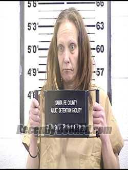 Booking photo from Santa Fe County, New Mexico
