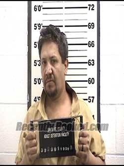 Booking photo from Santa Fe County, New Mexico